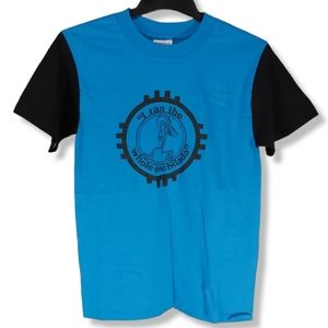 Vintage New Mexico Single Stitch T Shirt Size Large Blue Whole Enchilada Vtg Tee